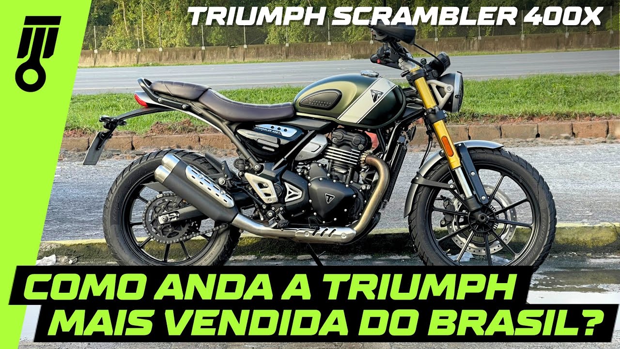 TRIUMPH SCRAMBLER 400X na ESTRADA! - Anda bem? Boa para viajar? Saiba tudo!