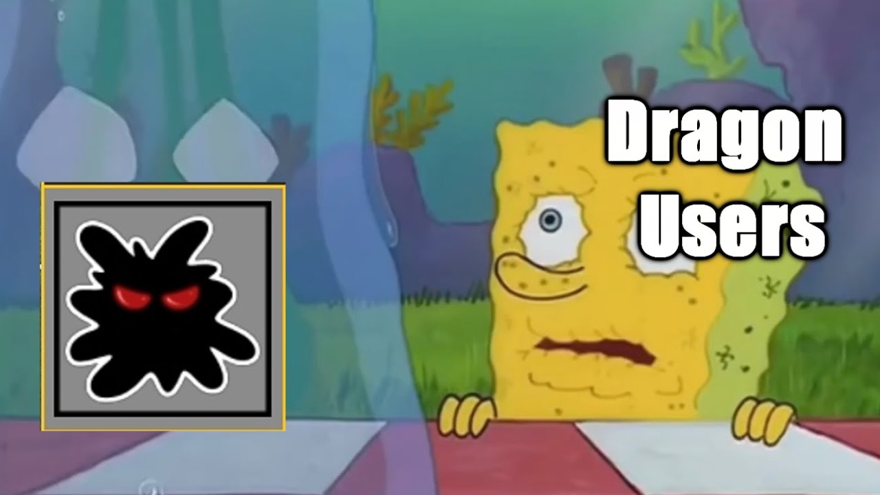 blox fruits, portrayed by spongebob