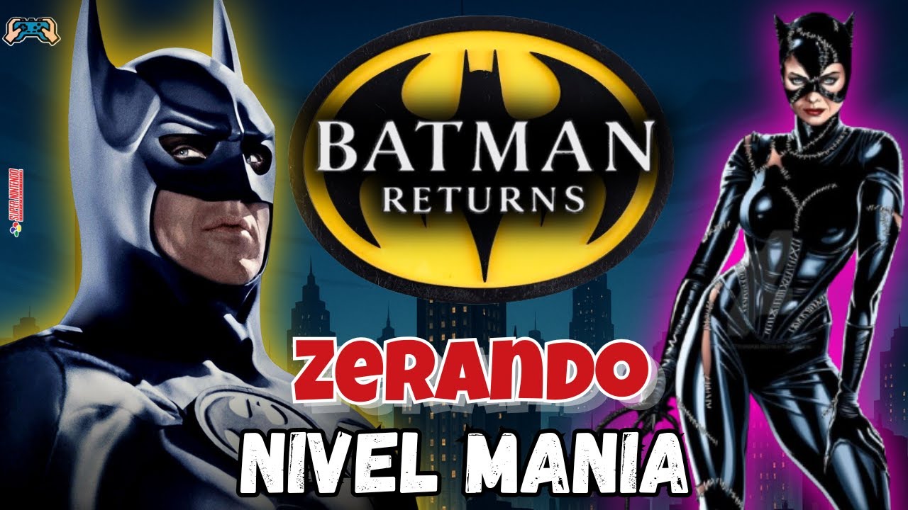 Batman Returns Super Nintendo 🎮 Truques Ocultos + Zerando no Nível Mania!