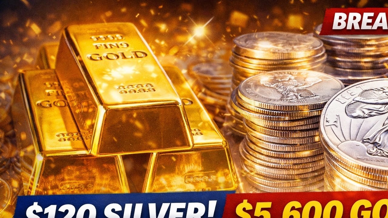 📈 Historic Rally in Precious Metals: Silver Hits $120, Gold Nears $5,600
