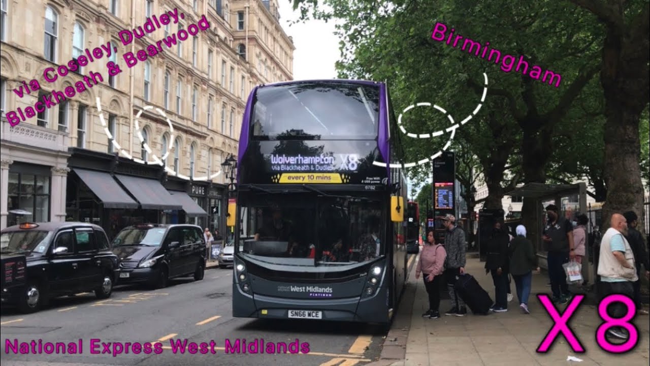 National Express West Midlands Route X8 Birmingham➡️ Wolverhampton Hyperlapes Fragment