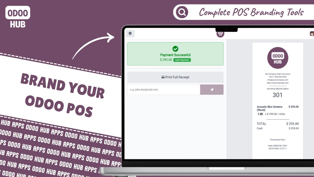 How to Customize Odoo POS Branding | Add Logo, Receipt Logo, Login Screen & Screen Saver | Odoo Hub
