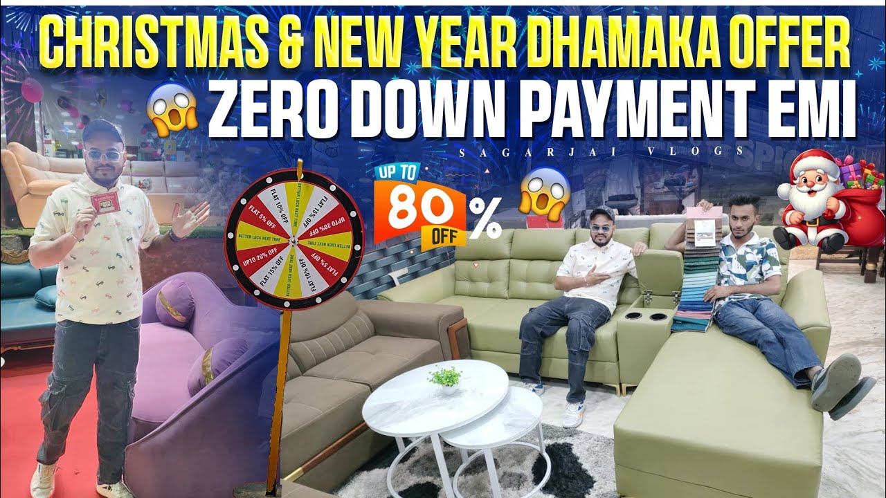 Furniture Christmas And New Year Dhamaka 💥 | ₹3500/- Onwards | Sofa Set ₹16,500/- | Emi Available
