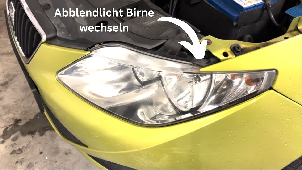 Abblendlicht Birne beim Seat Ibiza 4 (6J) wechseln