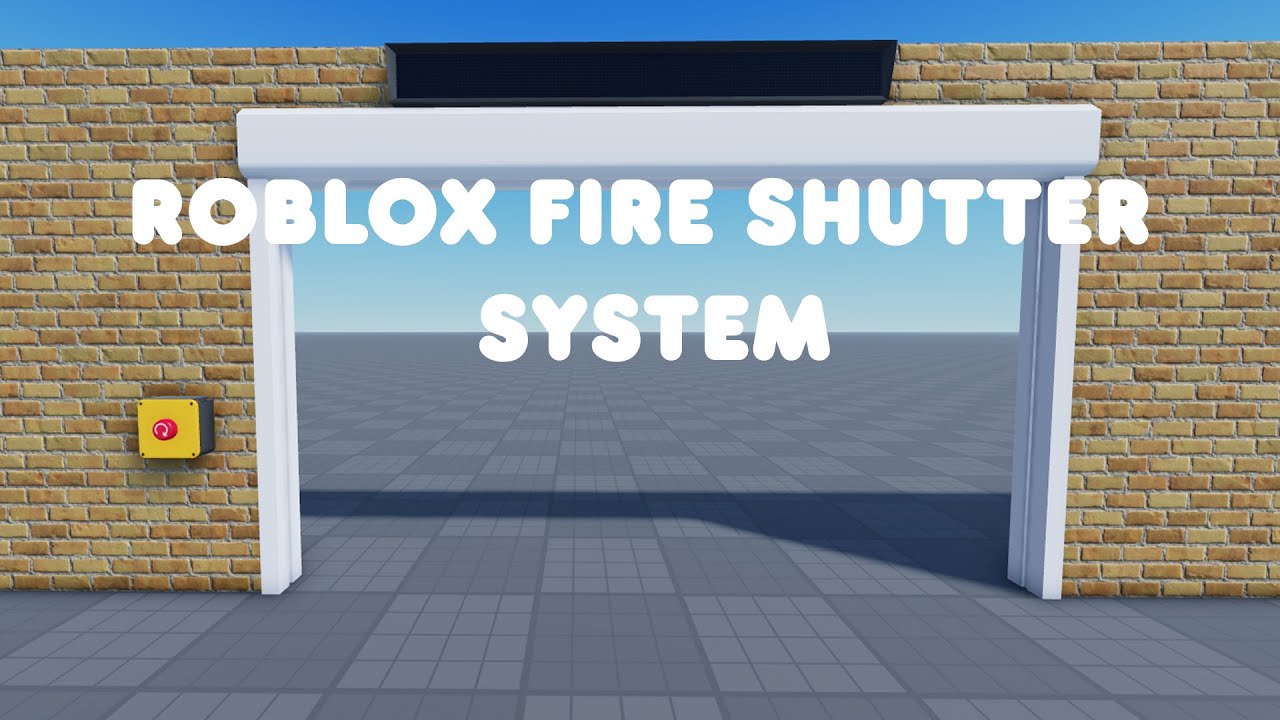 Учебное пособие по Roblox — как добавить реалистичные противопожарные ставни в свою игру