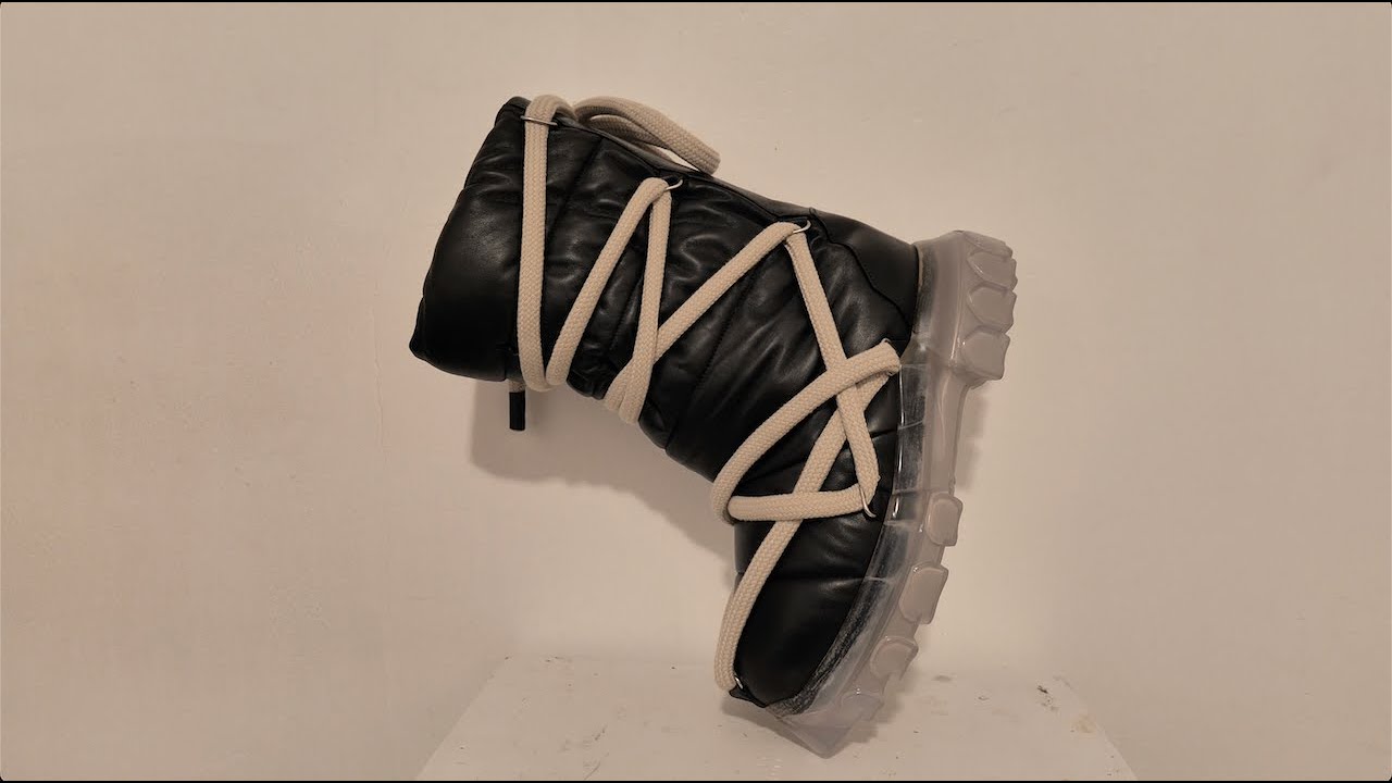 + Rick Owens Lunar Tractor Jumbo Pentagram Laces Boots | Review + TAN MAKASY