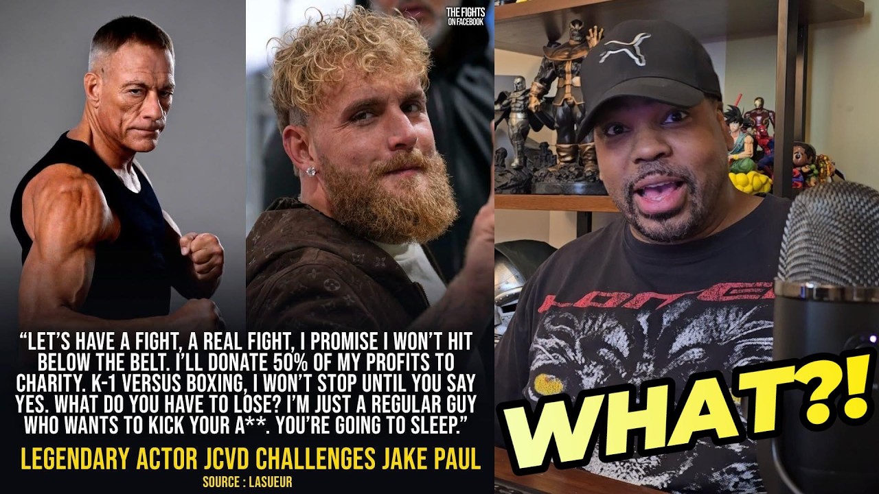 JCVD Just Challenged Jake Paul to a Fight!