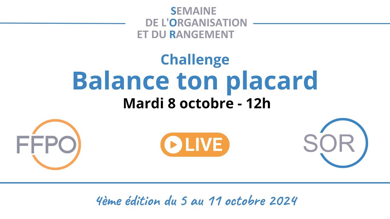 SOR 2024 – Challenge – Balance ton placard