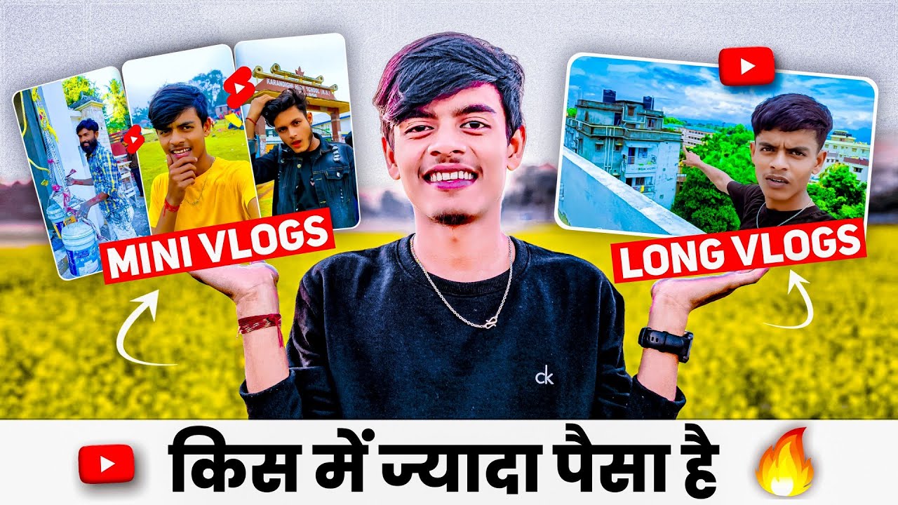 Mini Vlog Vs Long Vlogs ? 🤔 किस में आपको जल्दी Growth मिलेगा 2025 में 🔥@shuvo-vlogs