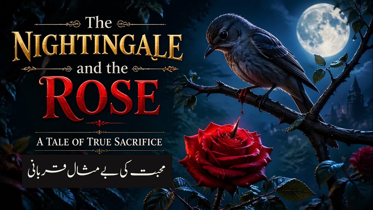 The nightingale and the rose by Oscar Wilde in hindi / The story of nightingale and the rose