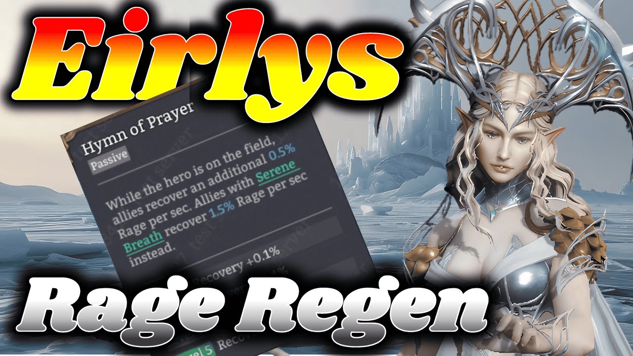 ❄️ EIRLYS Rage Regen Tested on the Test Server | Watcher of Realms First Look