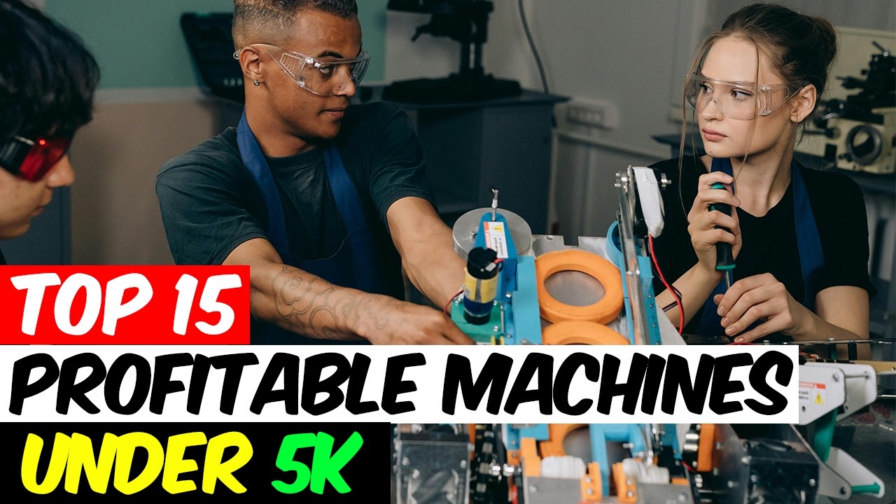 The Best 15 Mini Manufacturing Machines to Start a Business and Make Money in 2024!