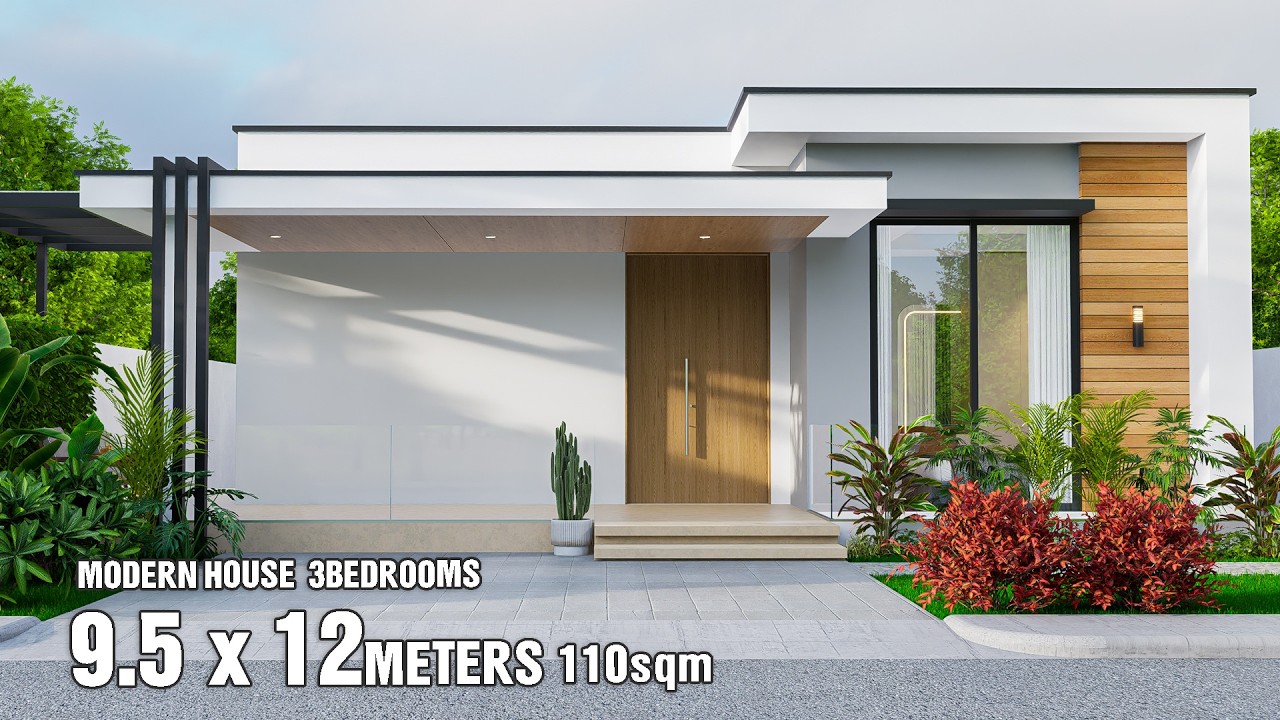 This 9.5x12 Meter Modern House Has the Most Sophisticated Design