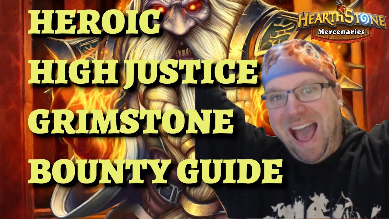 Heroic High Justice Grimstone bounty guide (Hearthstone Mercenaries Blackrock Mountain)