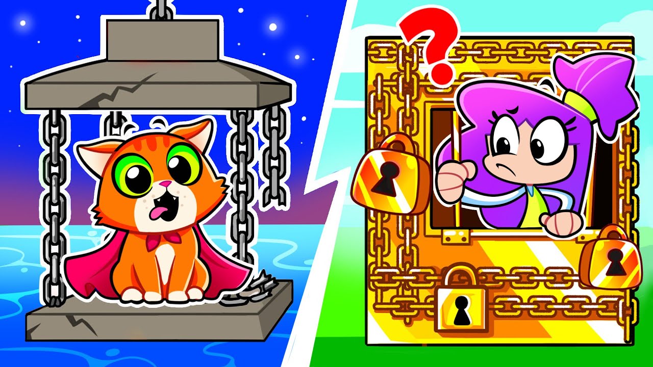 Super Pets Trapped in the Escape Room! 🐶🧠 Can Viv and Denny Save Them? | Kids Cartoon