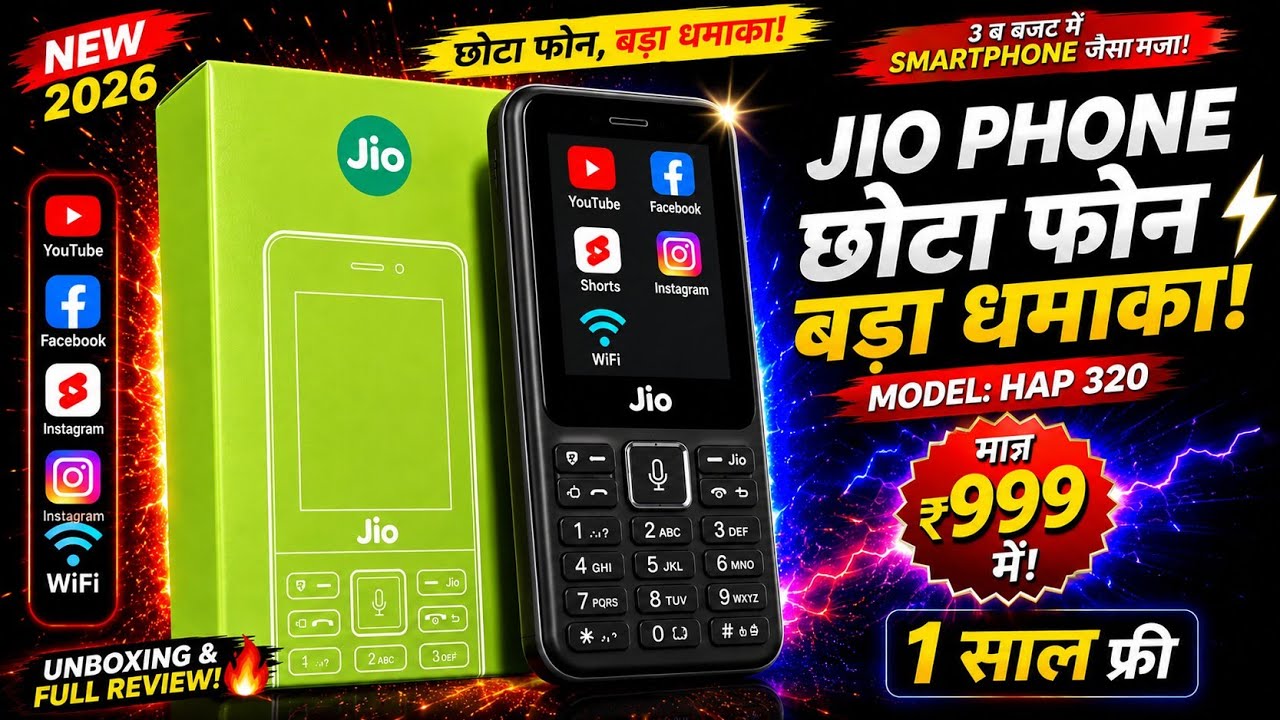 आ गया नया Jio Phone 2026⚡Jio Phone f320b unboxsing⚡Jio Phone 3 unboxsing⚡Jio Prima 2 unboxsing 