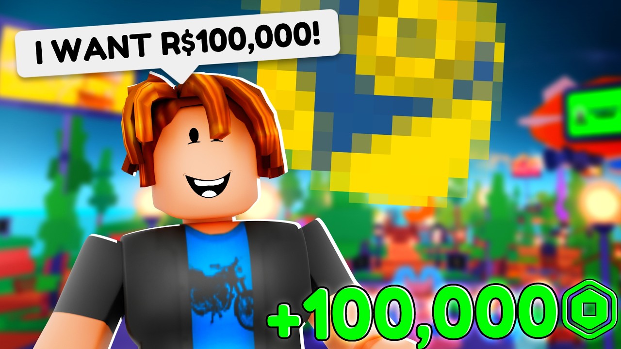 Я позволяю людям самим выбирать, сколько Robux я им дам...