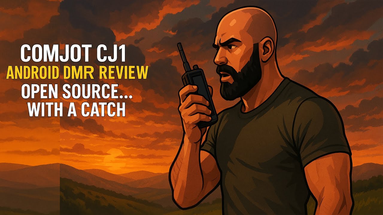 ComJot CJ1 Android DMR Radio Review – Open Source… With a Catch