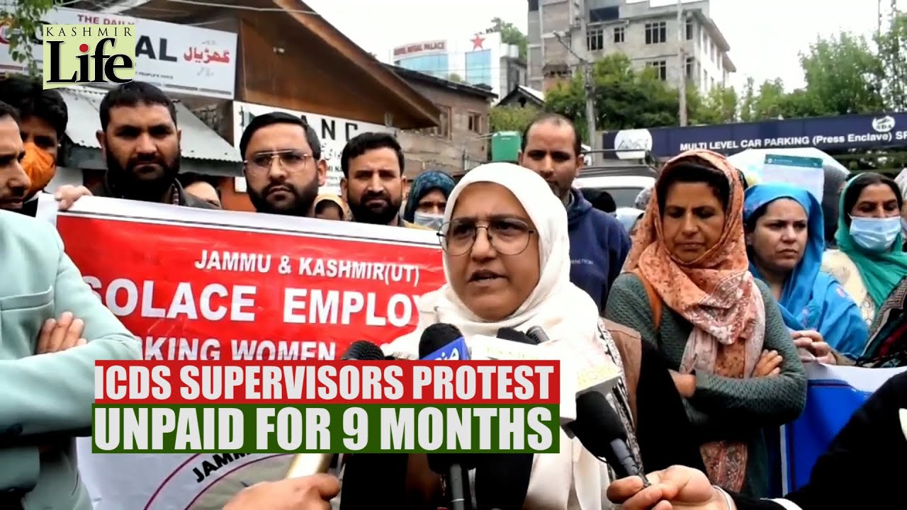 ICDS SUPERVISORS PROTEST