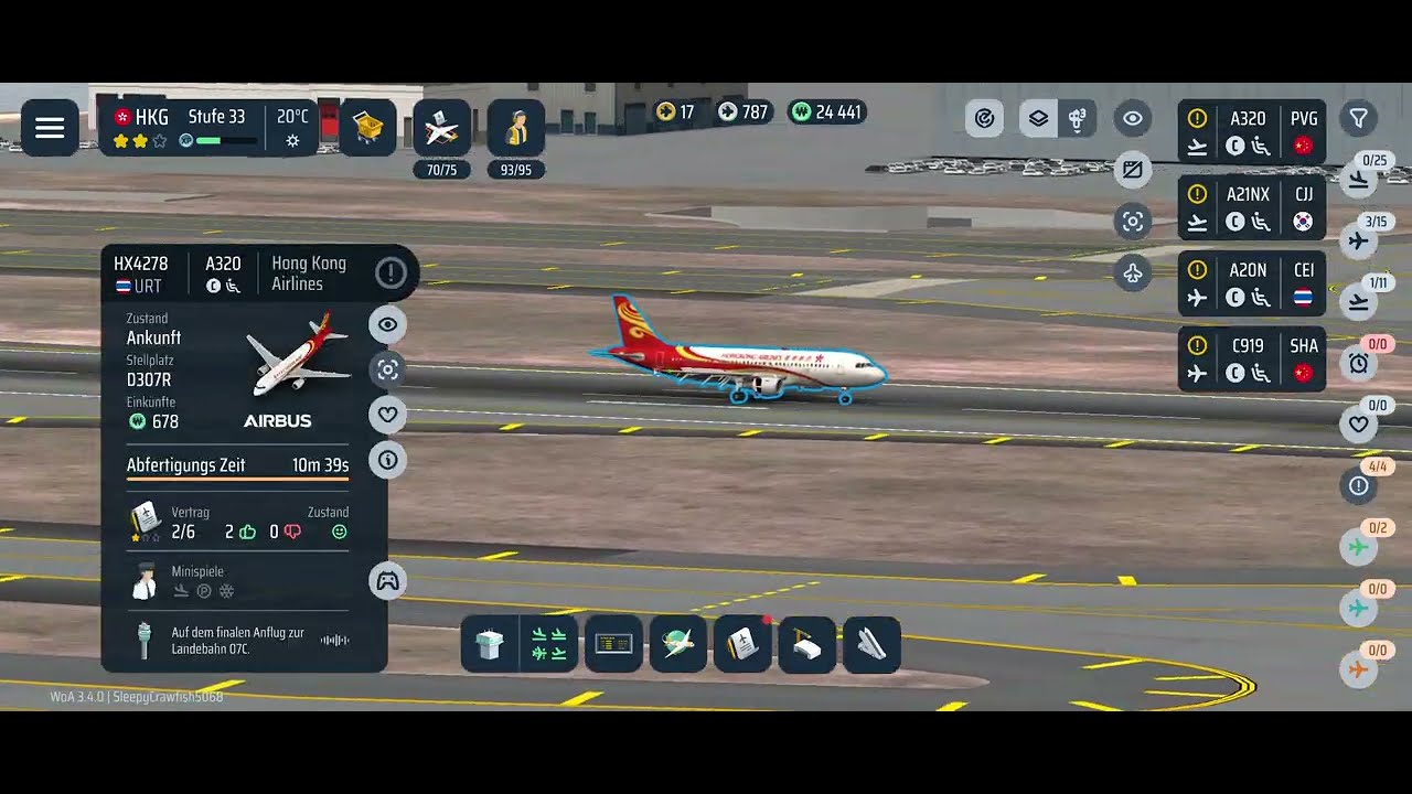World of Airports – Hong Kong erwacht zum Leben | A320 Takeoff von Hong Kong Airlines ✈️🇭🇰