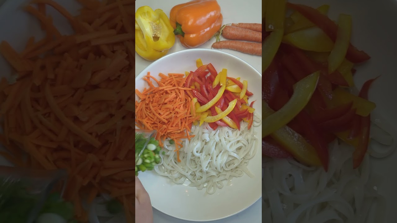 30-Minute Asian Noodle Salad with Zesty Peanut Dressing 