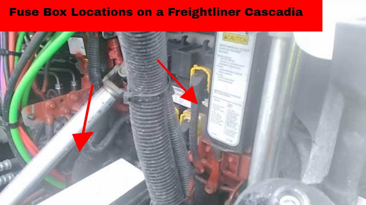 Fuse Box locations on a Freightliner Cascadia for light problems