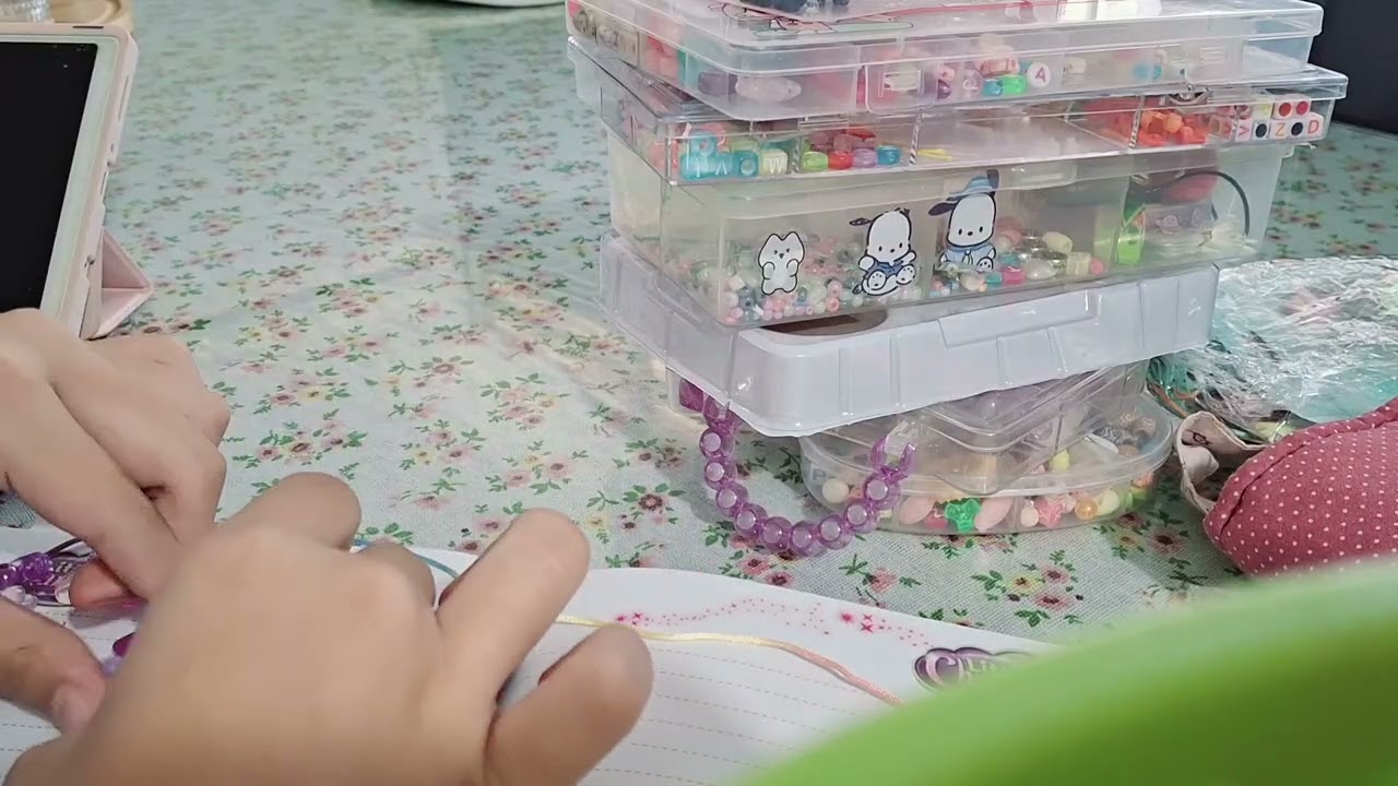Making phone strap🧷🫧|Syaa's daily🪼