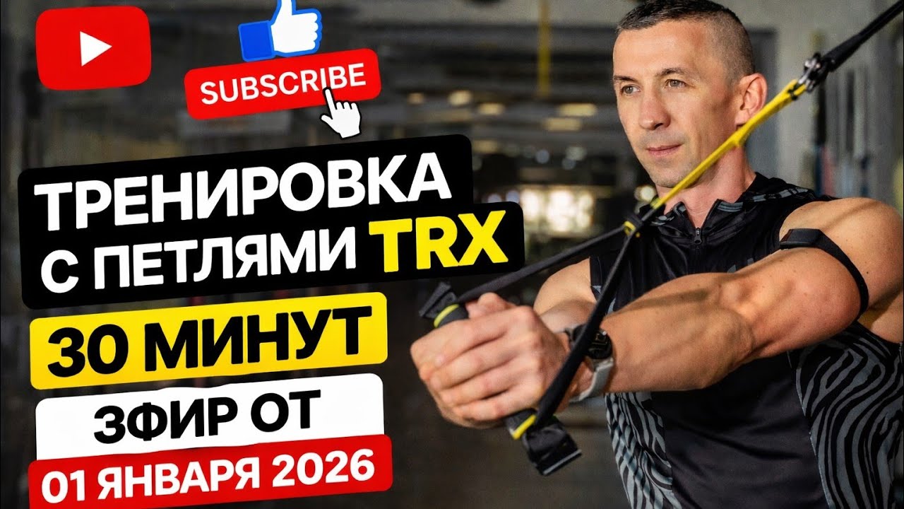 Тренировка с TRX на 30 минут #aleks_vikharev_pro #trx #trxtraining 