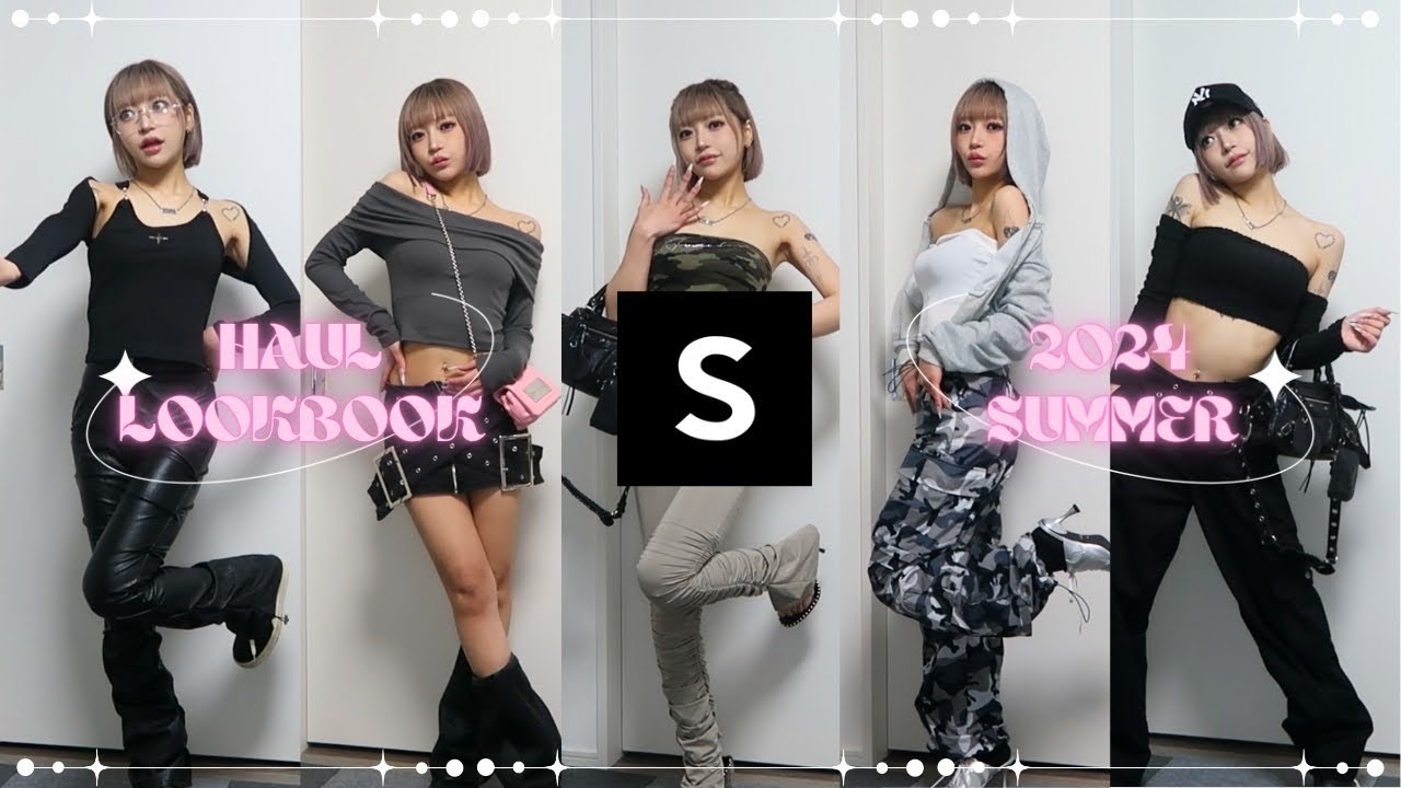 【SHEIN】ｸﾗﾌﾞで1番ｨｹてるｦﾝﾅになれるモノトーンｺｰﾃﾞ👯🎶