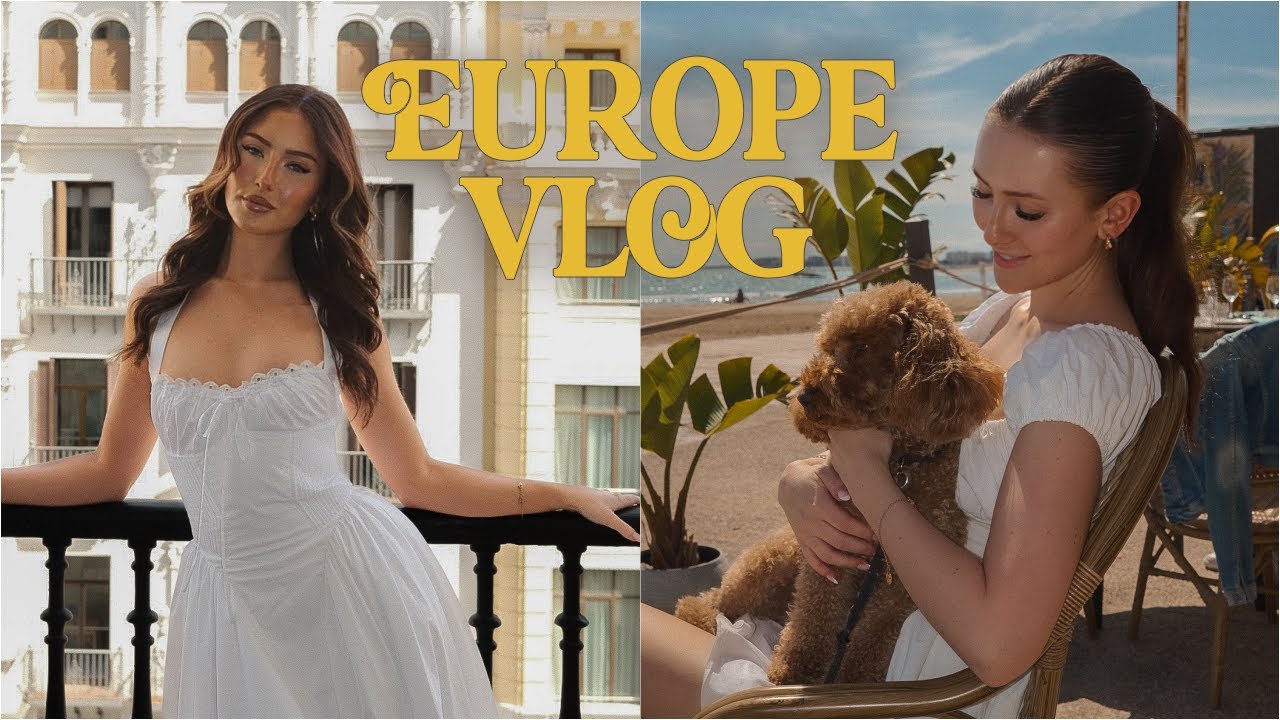 EUROPE VLOG | two weeks of travelling around spain & france 🇪🇸✨🤍