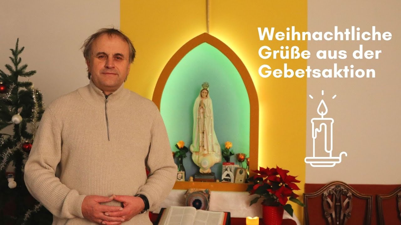 Weihnachtliche Gr&uuml;&szlig;e aus der Gebetsaktion