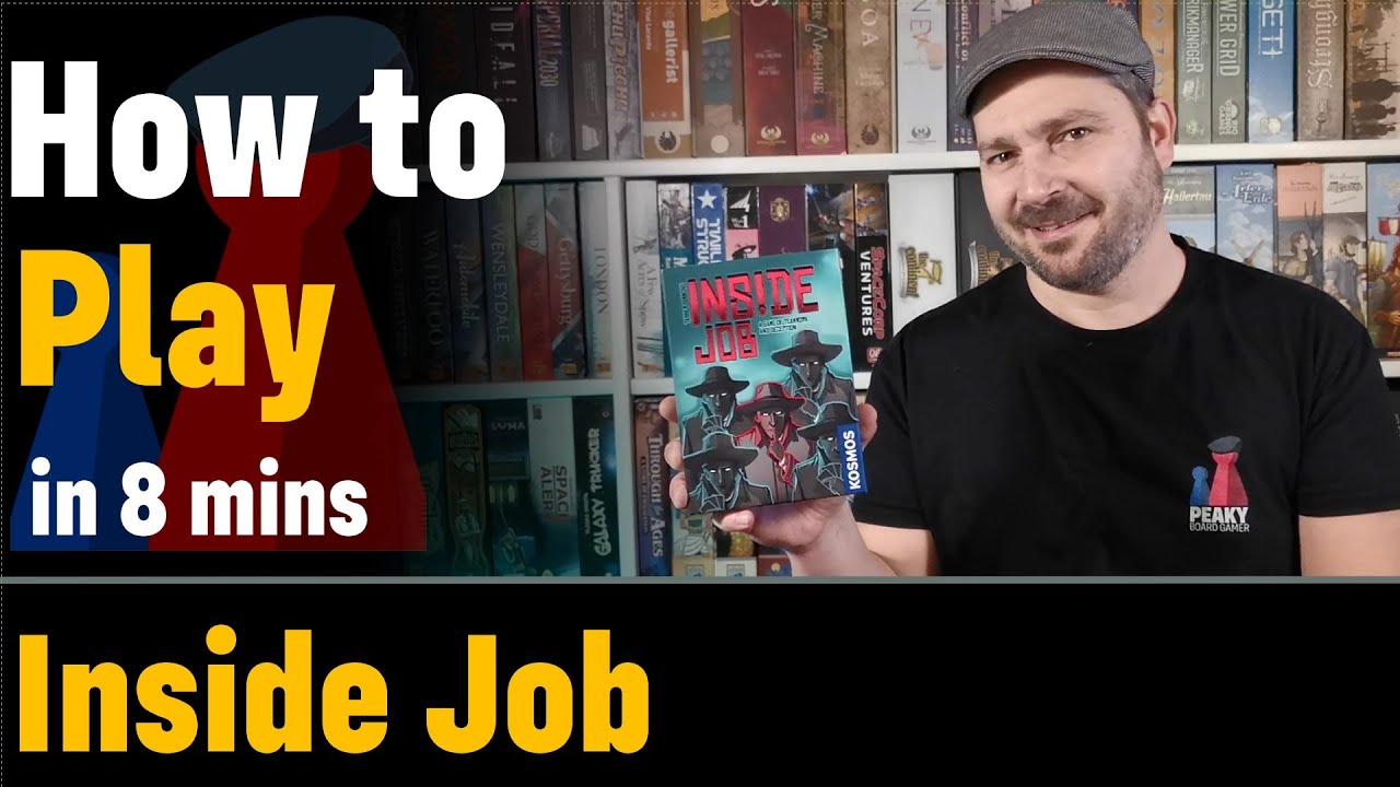 Как играть в Inside Job — полное обучение + визуальные материалы — Peaky Boardgamer