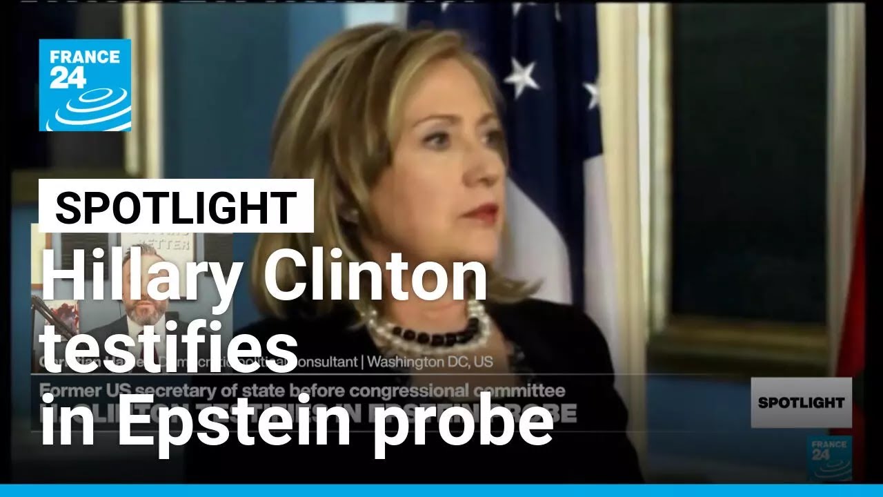 Hillary Clinton testifies in Epstein probe • FRANCE 24 English