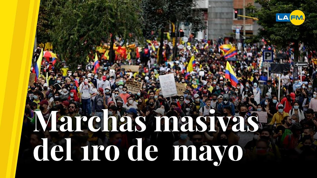 Paro nacional: así avanzan las marchas del 1ro de mayo