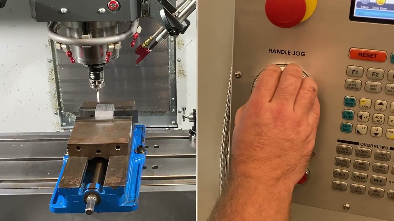 Haas Super Mini CNC Tutorial Video 7 (Probing Stock)
