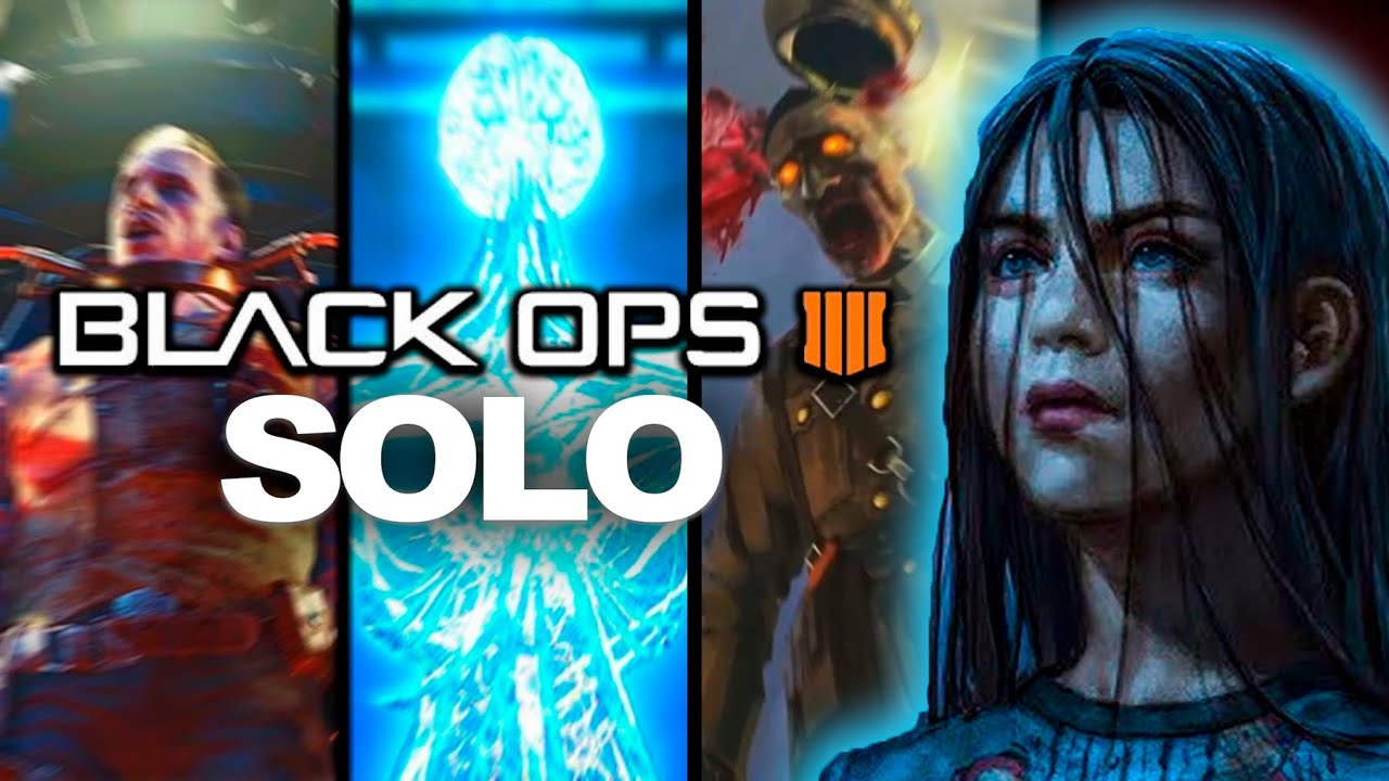 Fazendo TODOS os EASTER EGGS do BO4 ZOMBIES SOLO em um vídeo (Aether)