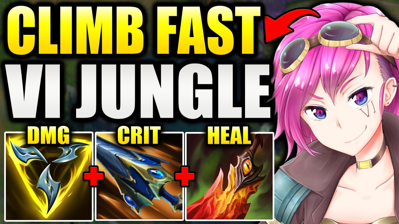 HOW TO CLIMB FAST WITH VI JUNGLE! (Even After Early Mistakes)