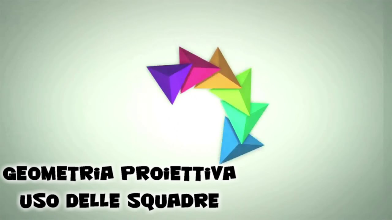 Utilizzo delle squadre nel disegno geometrico.