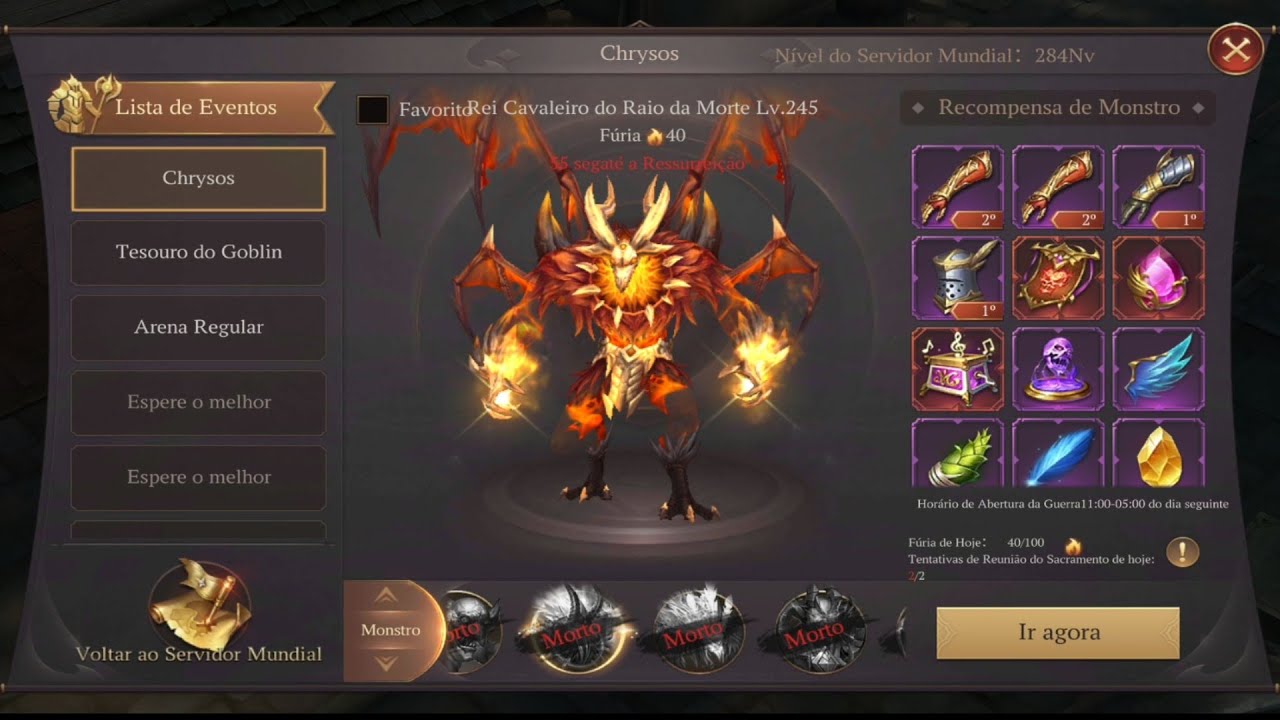 MU: Dark Epoch - Boss dos Chrysos