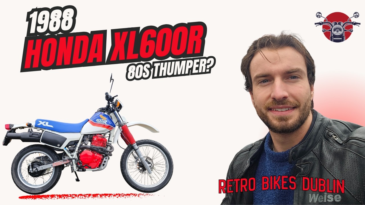 Лучший мотоцикл 80-х? 🔴 Обзор и звук Honda XL 600R 1988 года