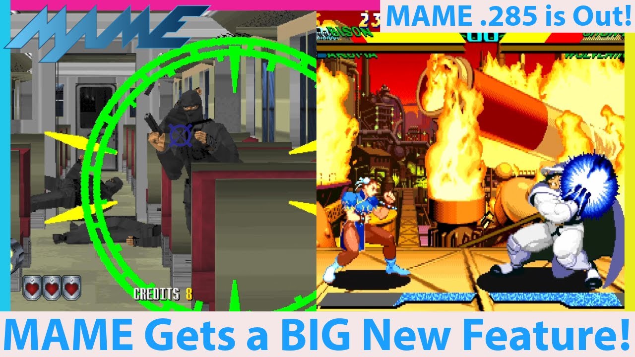 MAME 285 is Out Now! Big New Features and Fixes to MAME .285