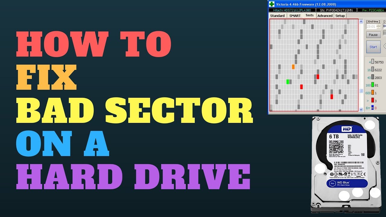 How to Fix A Bad Sector on a Hard Drive