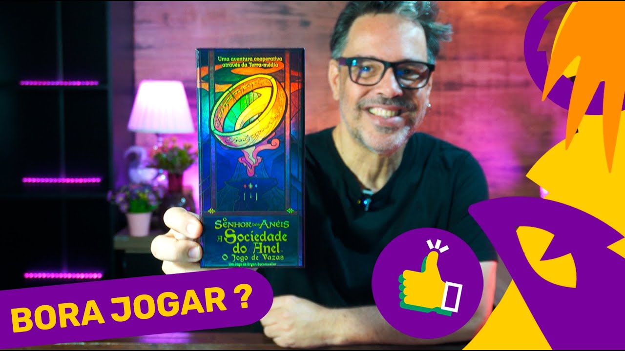 Bora jogar O SENHOR DOS ANÉIS: A SOCIEDADE DO ANEL - O JOGO DE VAZAS | Galápagos
