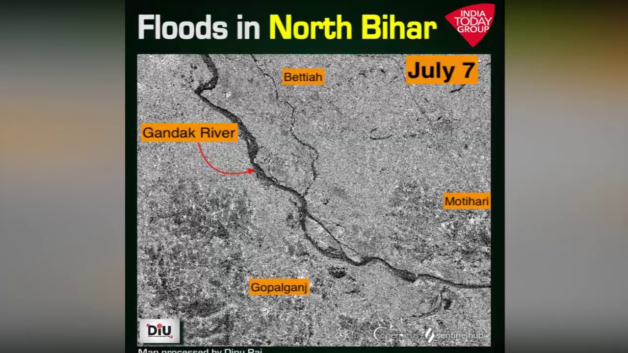 Bihar Floods: How The Rising Water Level In Gandhak River Floods Areas In North Bihar?