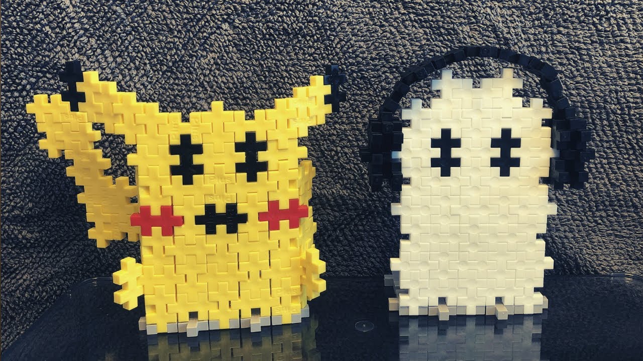 Plus-Plus vlog: Pikachu & Napstablook Builds