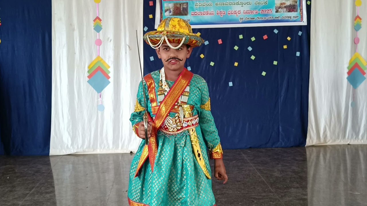 PRATHIBA KARANJI IN MADANAHALLI CLUSTER 2025-26/AT MORARJI CAMPUS /DONE BY: MS PUSHPARAJ ART TEACHER