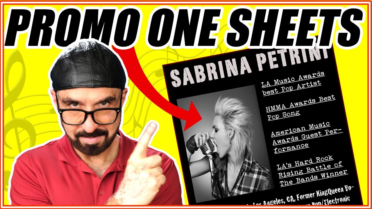 How to Make a One Sheet For Music Artists - THE CONDENSED RE-EDIT