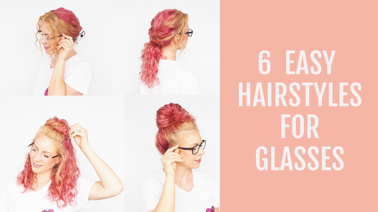 Easy curly hairstyles for glasses