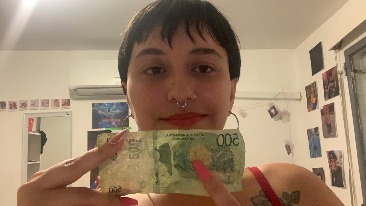 asmr 5 triggers que se pueden hacer con un billete argentino
