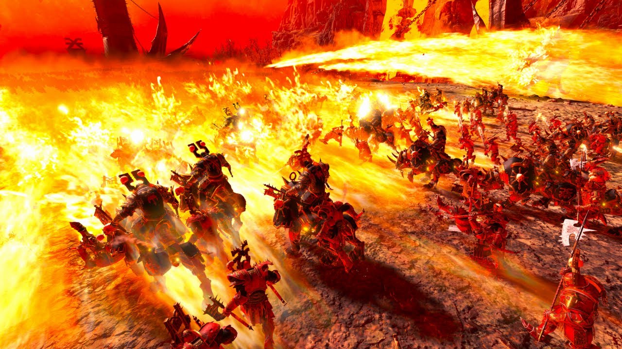 DWARFS vs KHORNE - Total War WARHAMMER 3 | ULTIMATE FIREPOWER OUTPUT | FIRESupport | 4K
